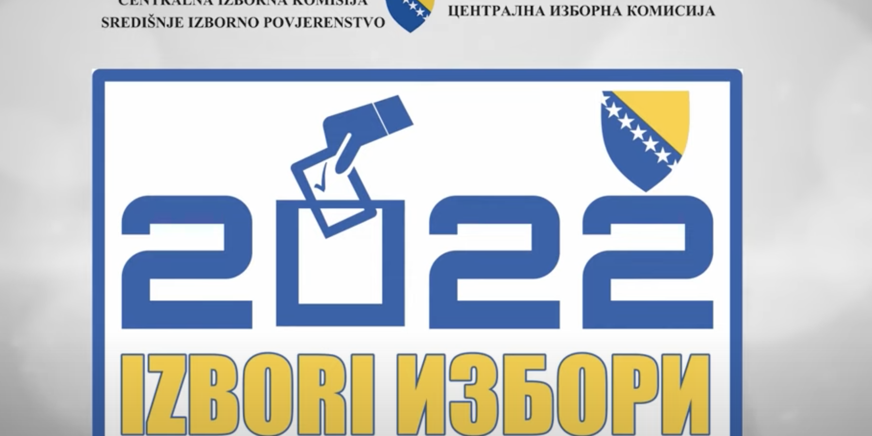 Opći izbori u Bosni i Hercegovini će se održati u nedjelju, 2.10.2022