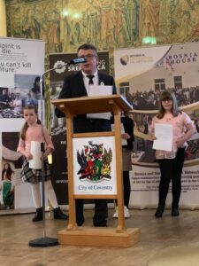 Coventry holds commemoration to mark 24th anniversary of Srebrenica genocide IMG 4852 225x300