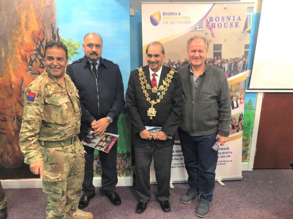 Formal dinner: Mayor Mohammed Azim and "Remembering Srebrenica" at Bosanska House in Birmingham IMG 5206 1024x768