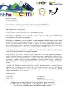 Welcome to BHFunEduCamp! Poziv Na Saradnju 212x300