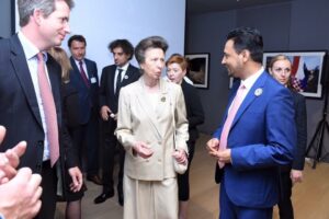 HRH The Prince of Wales, Charles Arthur George visits Srebrenica Waqar Azmi With Princess Anne In Sarajevo 300x200