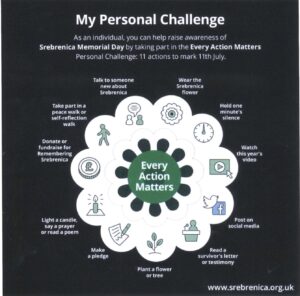 United Kingdom: Online commemoration for victims of the Srebrenica genocide Every Action Matters 300x296