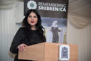 Remembering Srebrenica: Virtual Exhibition “Remnants of Genocide” Arnesa Speech At House Of Commons 600x401 300x201