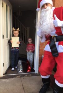 Santa Claus knocked on the doors of children in Coventry: along with gifts, he brought testimonials and thank you notes.. 4 203x300