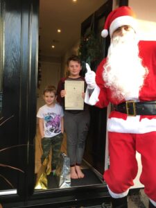 Santa Claus knocked on the doors of children in Coventry: along with gifts, he brought testimonials and thank you notes.. 8 225x300